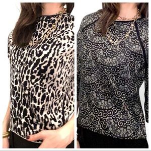 Pair of two sweater tops from Ann Taylor.